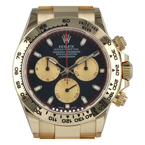 rolex daytona 116508 yellow gold watch|Rolex daytona 116508 price.